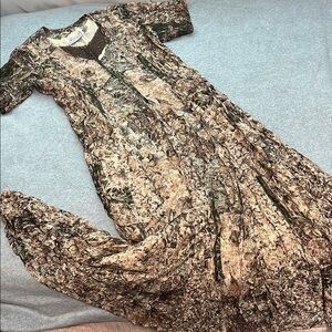 Vintage Nostalgia Maxi Dress Small Lace Woodland Fairy Grunge Modest Boho